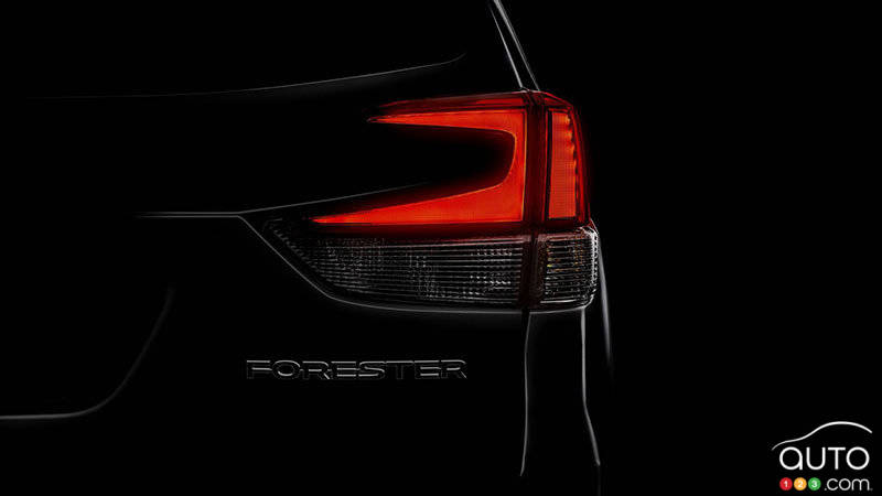 First Image of 2019 Subaru Forester ahead of NY launch